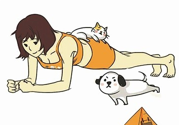 平板支撑瘦肚子快吗