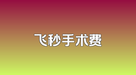 飞秒手术费