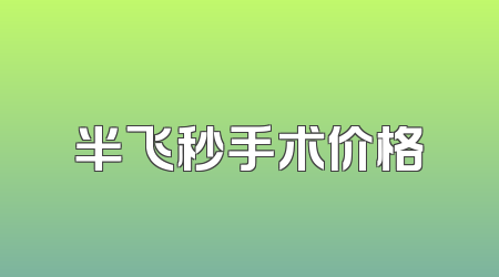 半飞秒手术价格