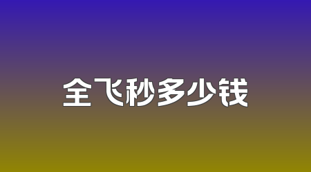 全飞秒多少钱