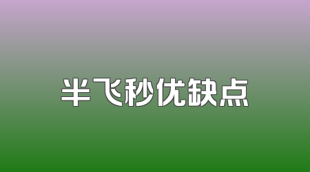 半飞秒优缺点