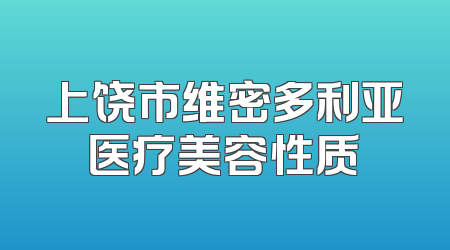 上饶市维密多利亚医疗美容性质