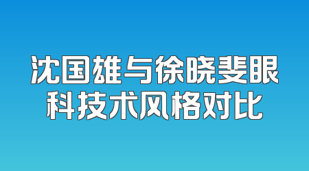 沈国雄与徐晓斐眼科技术风格对比