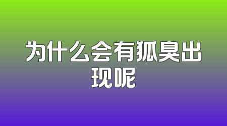 为什么会有狐臭出现呢
