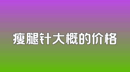 瘦腿针大概的价格