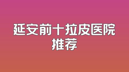 延安前十拉皮医院推荐