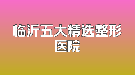 临沂五大精选整形医院