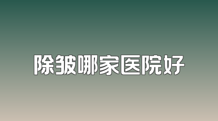 除皱哪家医院好