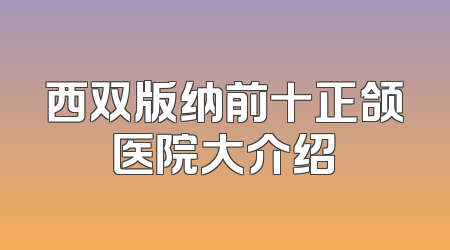 西双版纳前十正颌医院大介绍